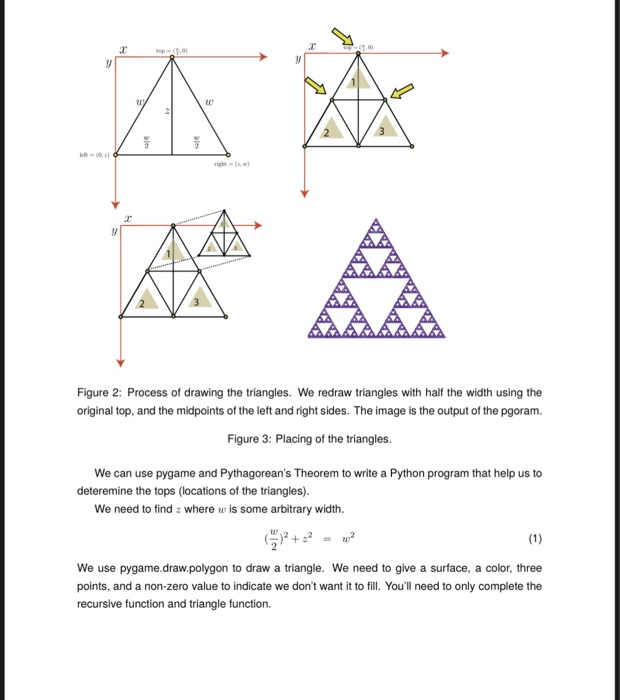 WITHOUT using turtle how would I receive an output | Chegg.com
