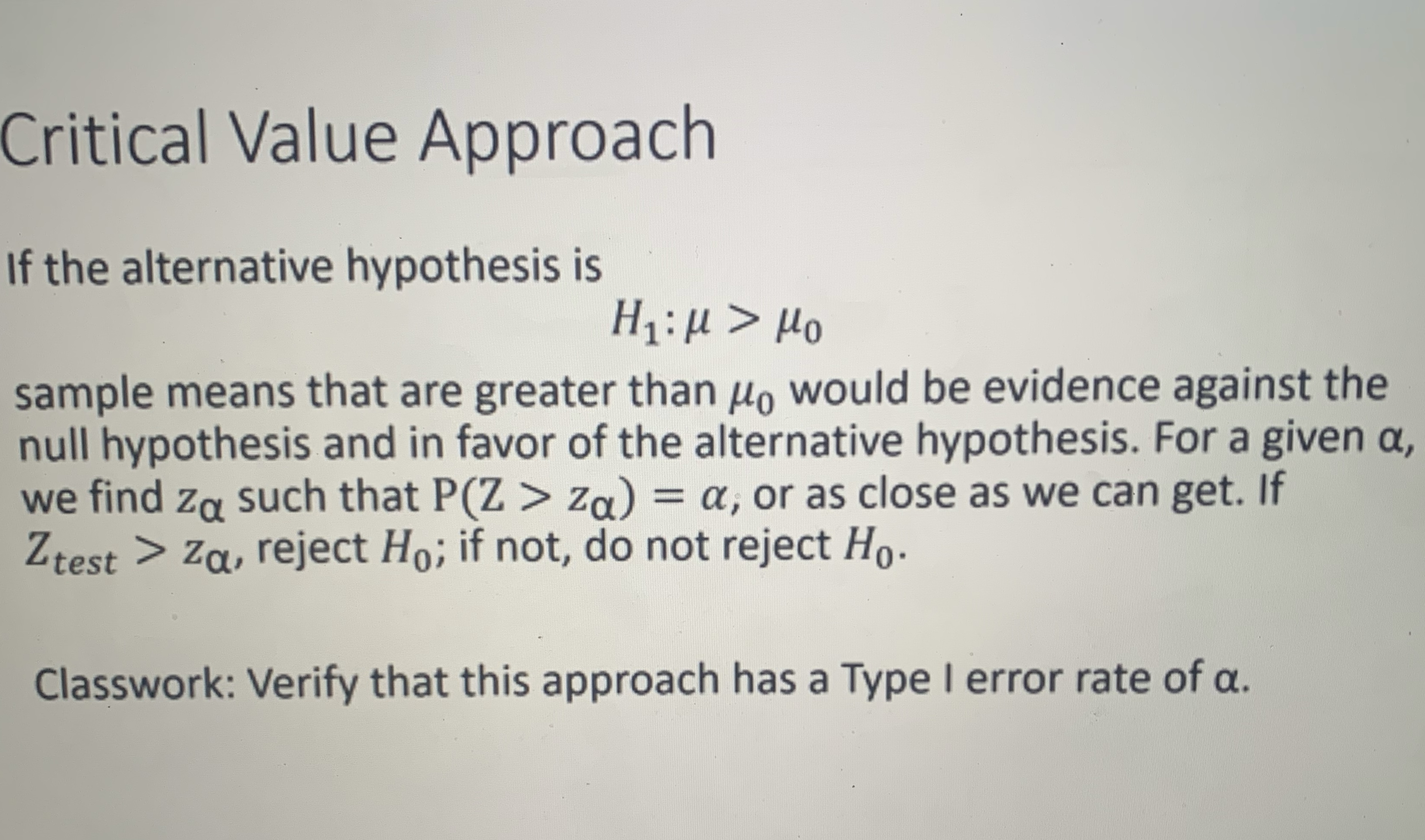 Solved critical value approach if the alternative hypothesis chegg
