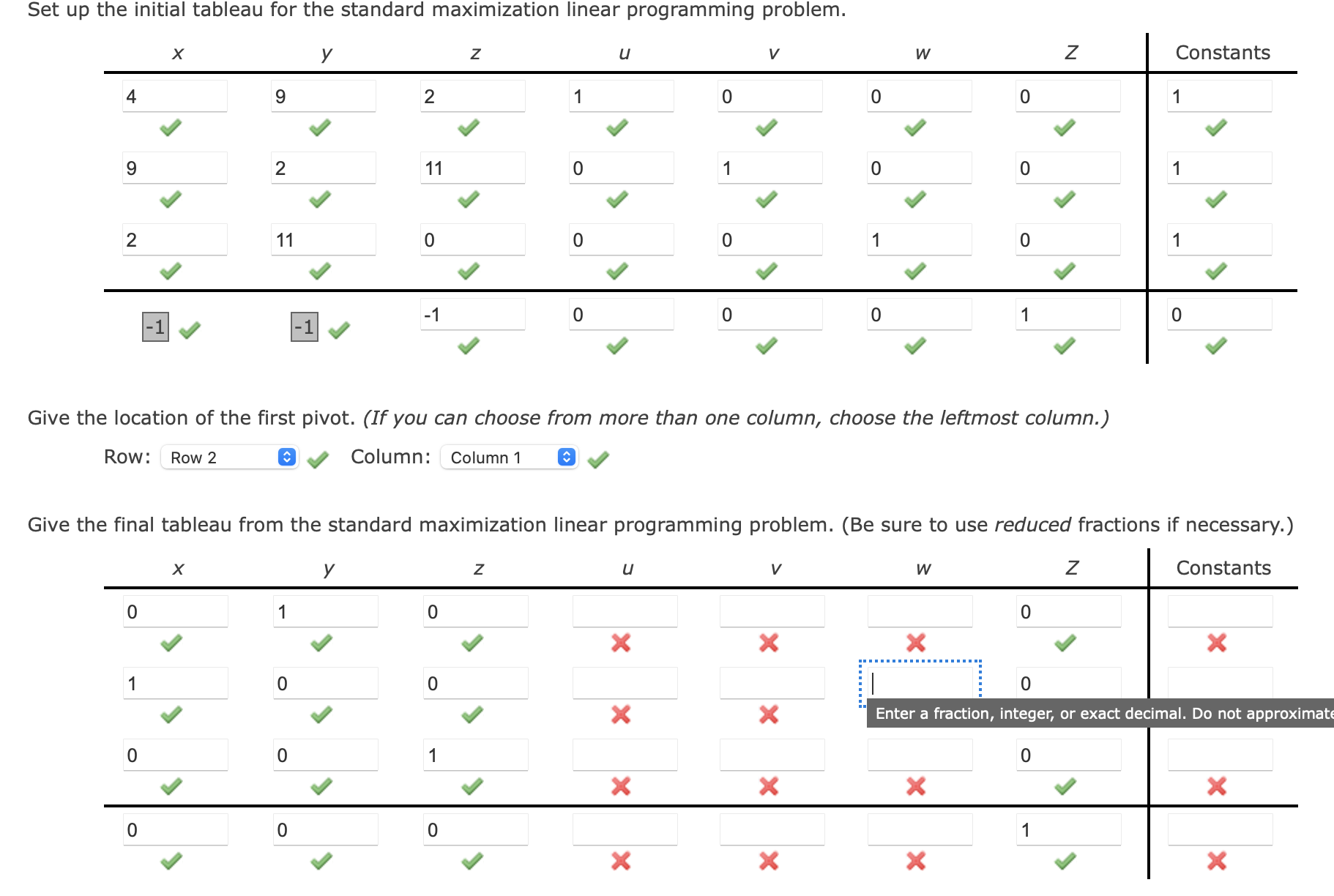 Solved set up the initial tableau for the standard chegg