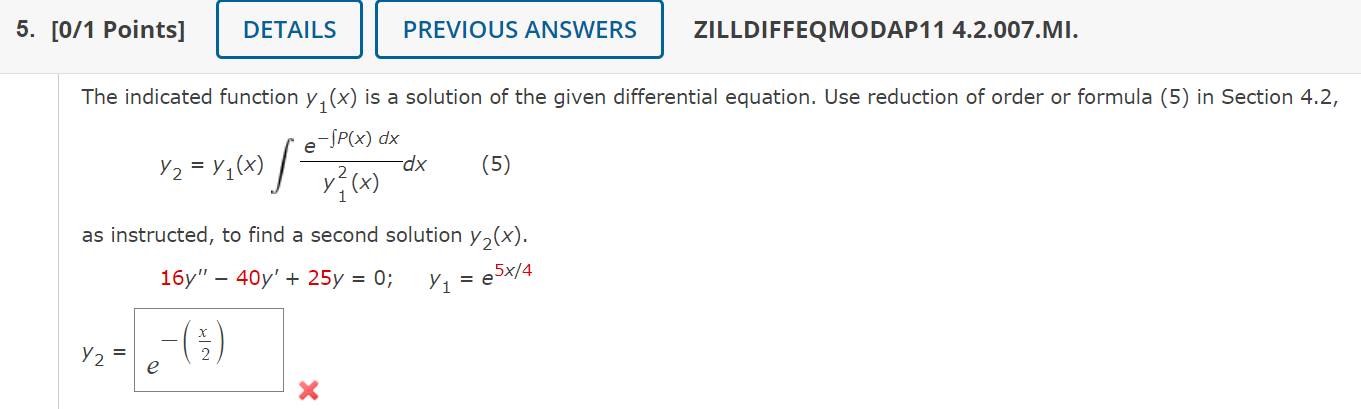 solved-the-indicated-function-y1-x-is-a-solution-of-the-chegg