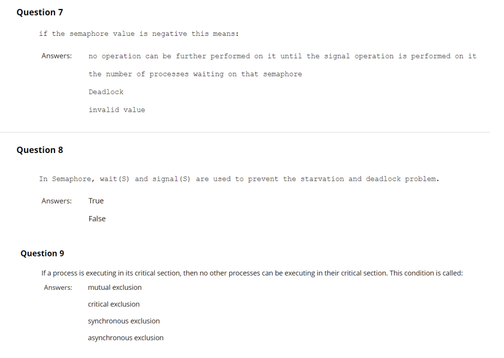 The segment of code in which the process may change | Chegg.com