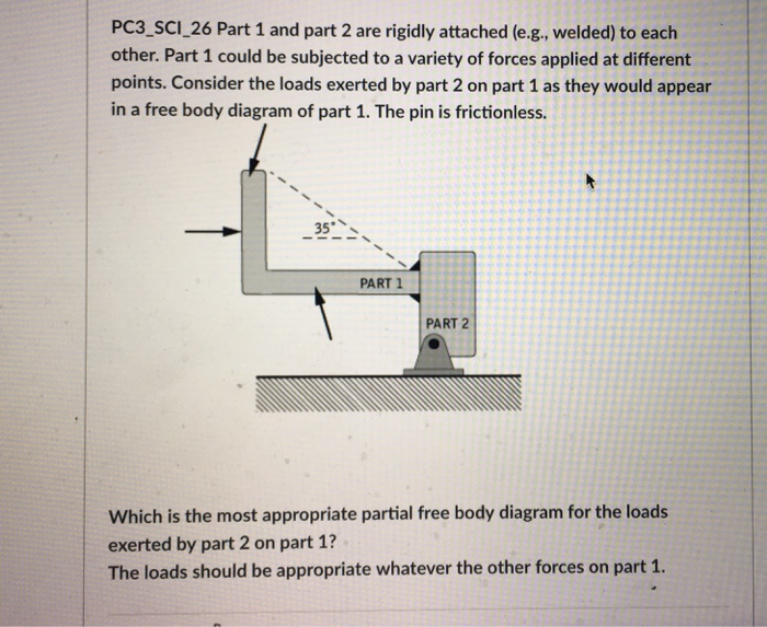 Solved PC3_SCI 26 Part 1 and part 2 are rigidly attached | Chegg.com
