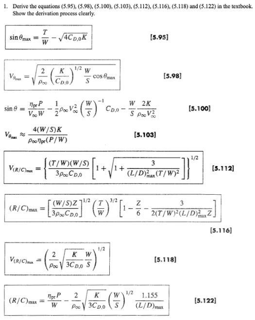 1. Derive the equations (5.95), (5.98), (5.100), | Chegg.com