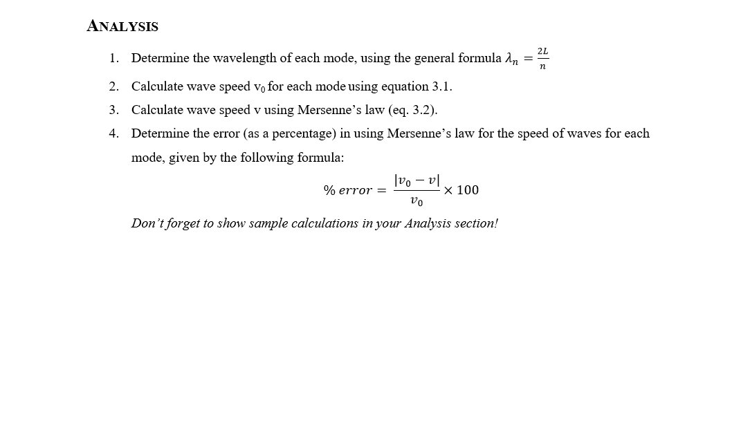 Solved Conduct Experiment #2 by following the procedures | Chegg.com