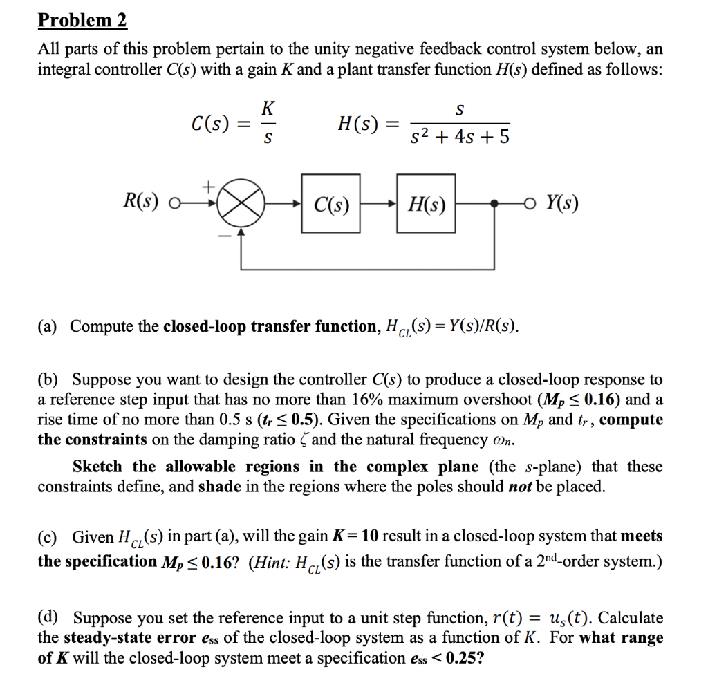 Solved Problem 2 All parts of this problem pertain to the | Chegg.com