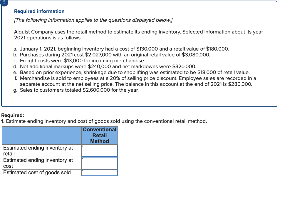 Alquist Company Uses The Retail Method 47+ Pages Summary [3.4mb] - Latest Update 