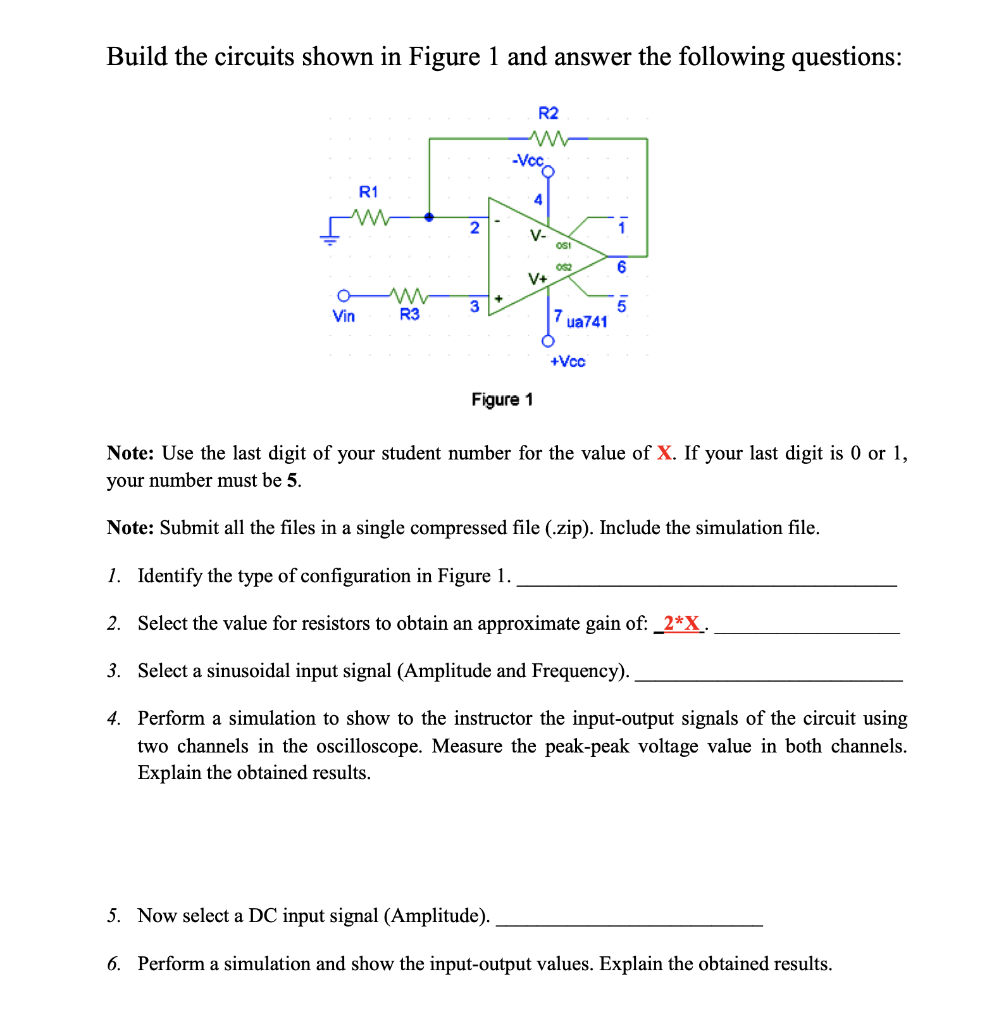 Solved Build The Circuits Shown In Figure 1 And Answer The | Chegg.com