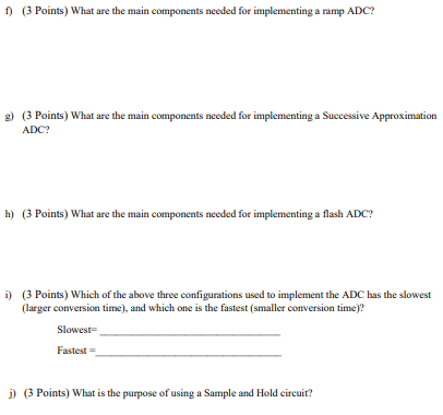 Solved Problem 2 ADC, DAC Applications (35 Points) Assume | Chegg.com