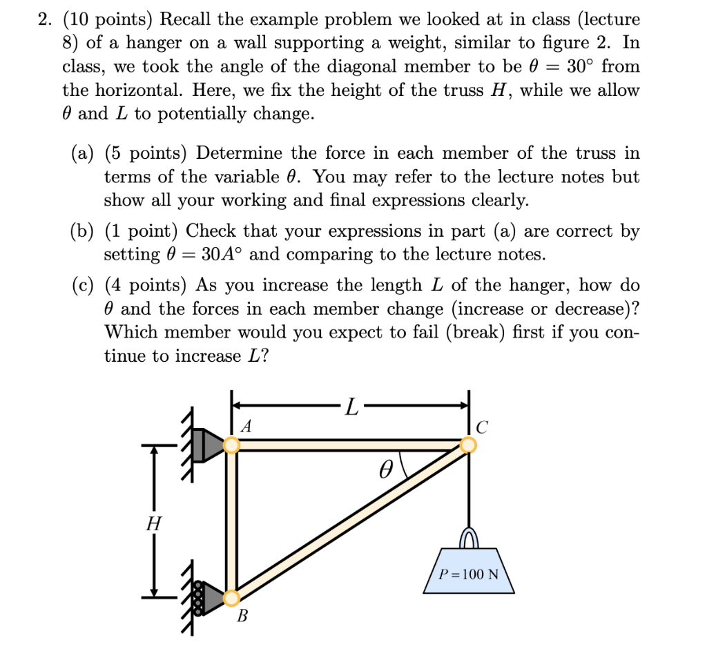 Solved 2. (10 Points) Recall The Example Problem We Looked | Chegg.com