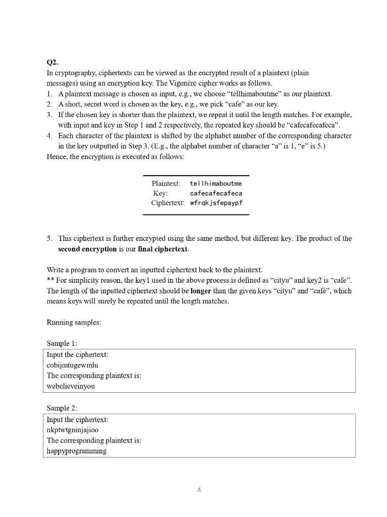 Solved Please answer it with c++, must follow all test | Chegg.com