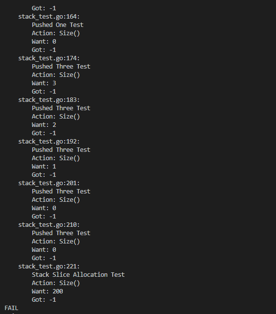 Solved [GOLANG] I cannot get this CSP stack to properly | Chegg.com