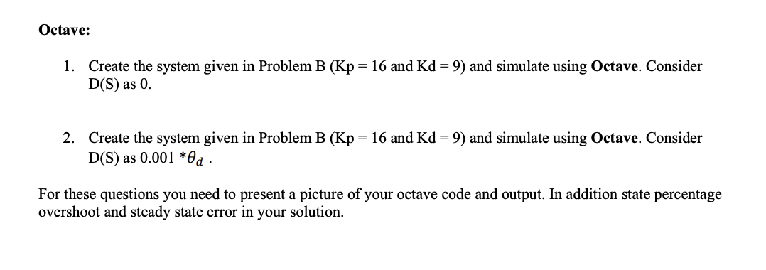 Solved B. Nise, Chapter 7, Experiment 2, Prelab You are | Chegg.com