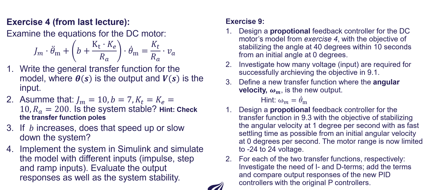 Exercise 16 (from last lecture): Examine the equations  Chegg.com