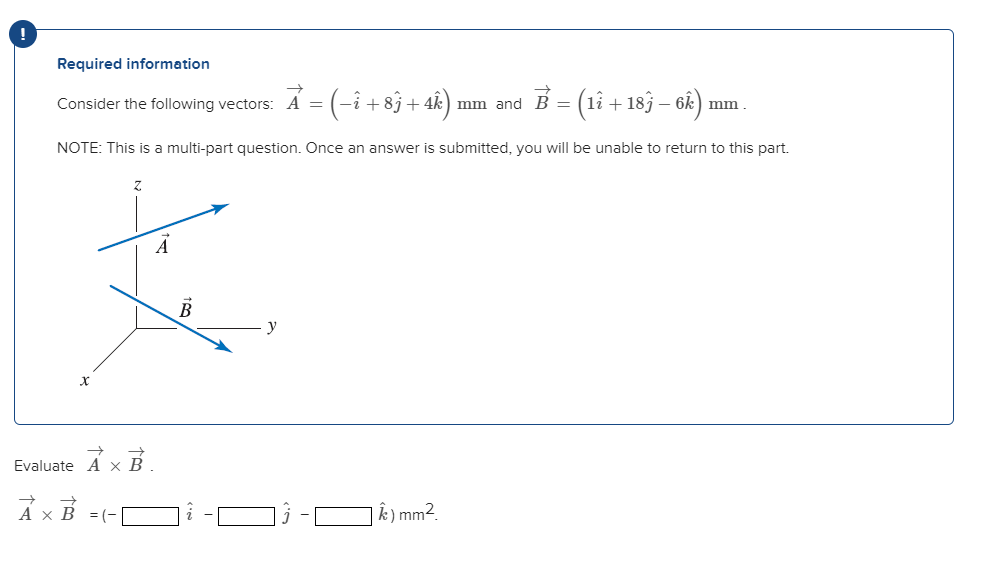 Solved Required Information Consider The Following Vectors: | Chegg.com