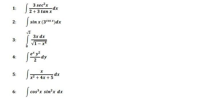 solved-1-3-sec-x-dx-2-3-tan-x-2-s-sin-x-3cos-dx-vz-3x-chegg