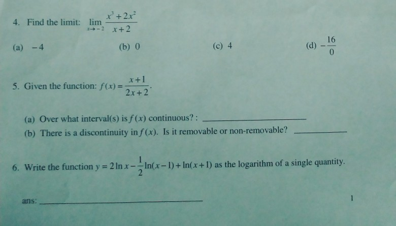 Solved Do and anwser numbers "4", "5" and "6"? (Show work | Chegg.com
