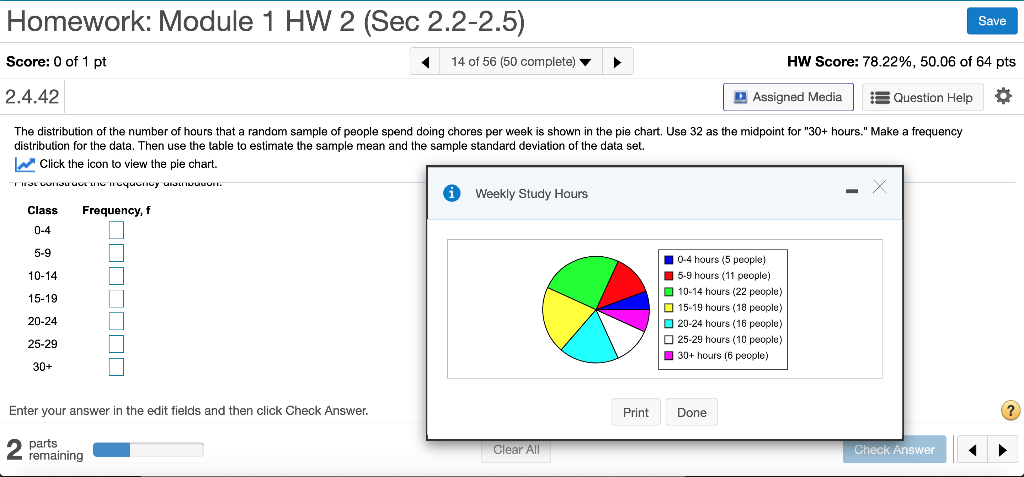 Solved Homework: Module 1 HW 2 (Sec 2.2-2.5) Save Score: 0 | Chegg.com