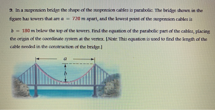 solved-9-in-a-suspension-bridge-the-shape-of-the-suspension-chegg