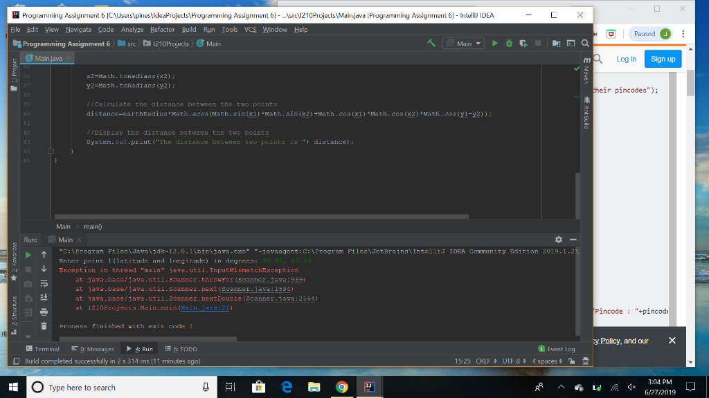 Solved Why am I getting this error in my code? Picture | Chegg.com