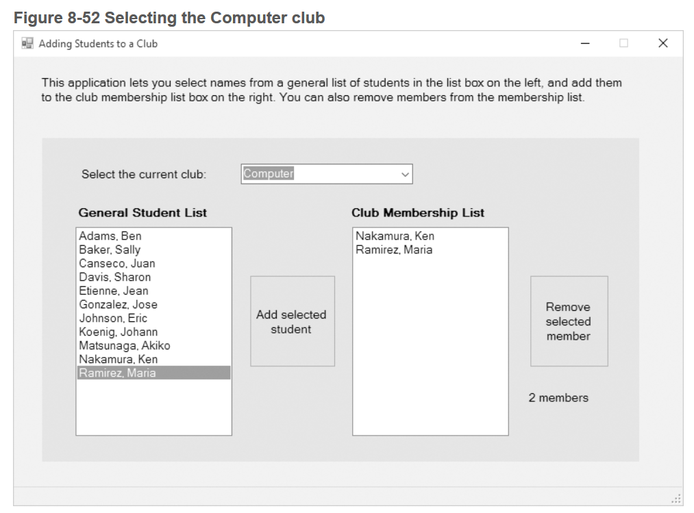 PROGRAM: VISUAL BASIC 6. Adding Students to | Chegg.com