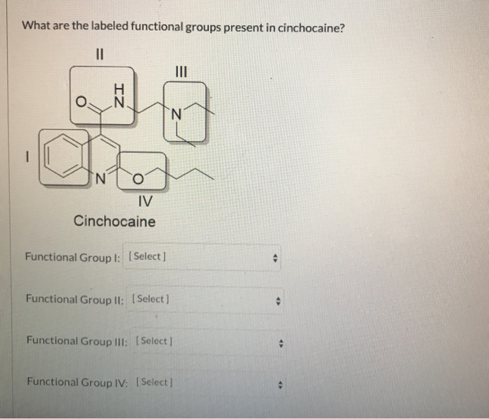 Solved What are the labeled functional groups present in | Chegg.com