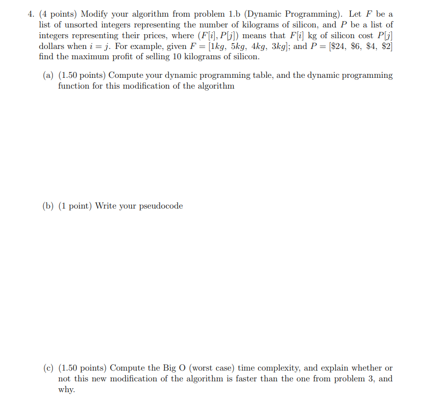 Solved Please solve all parts and show all work correctly. | Chegg.com