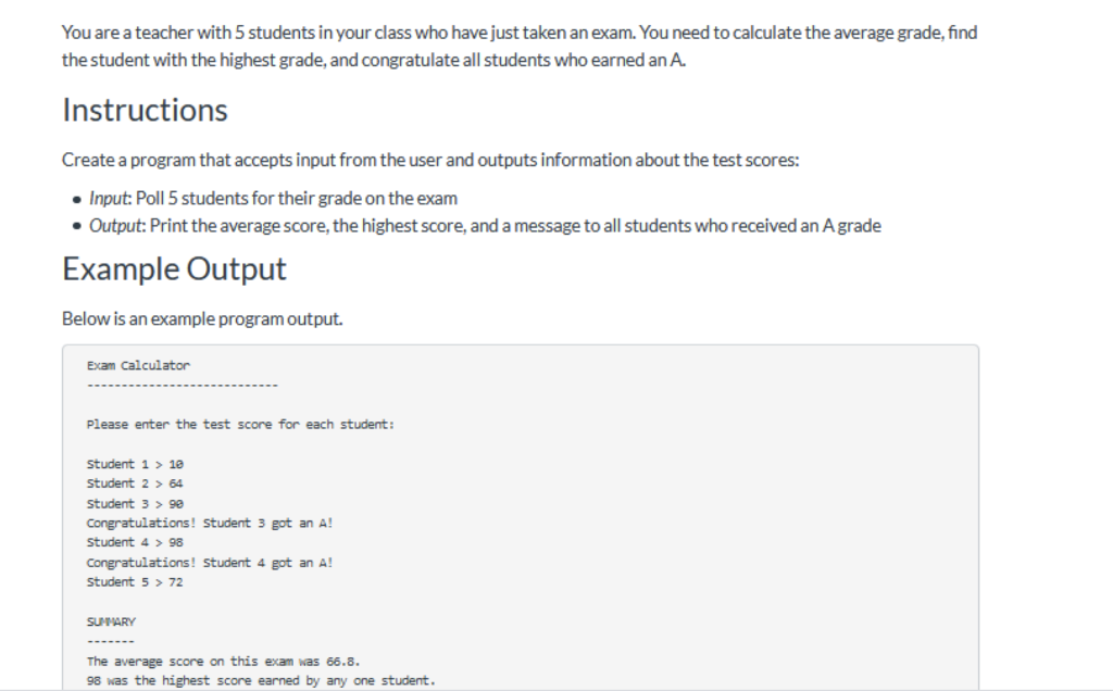 Solved You are a teacher with 5 students in your class who | Chegg.com