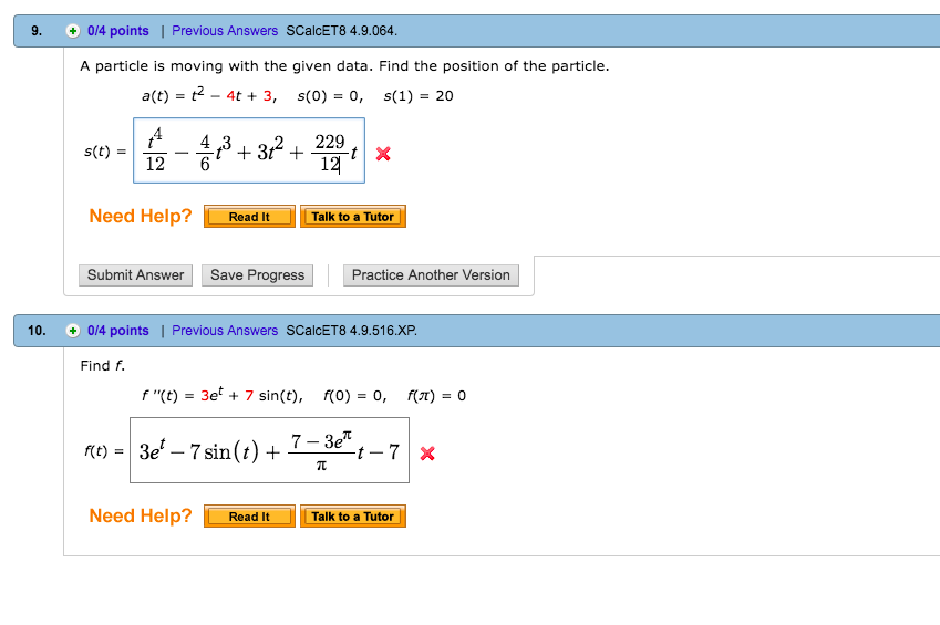 SOLVED: Particle Is Moving With The Given Find The Position, 44% OFF