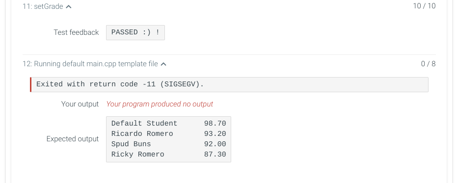 Solved Requirements • The class needs to have the following | Chegg.com