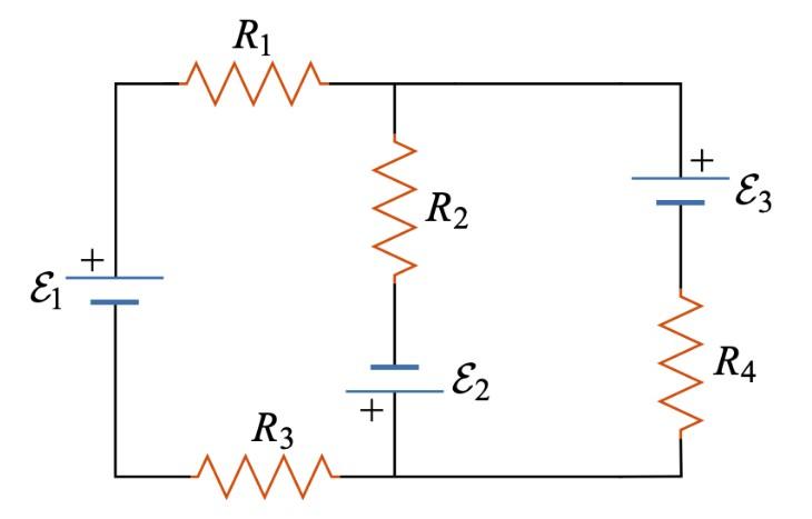 Solved The Figure Shows A Circuit With Three Batteries And 