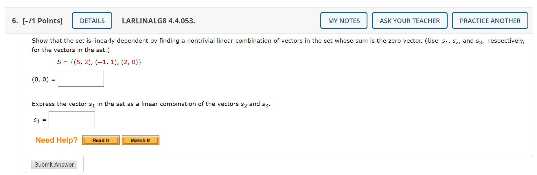 solved-show-that-the-set-is-linearly-dependent-by-finding-a-chegg