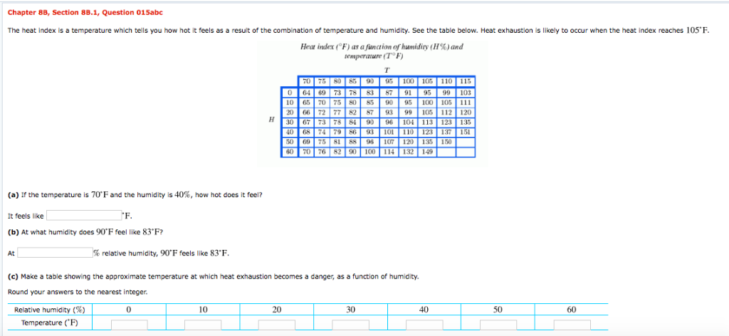 Solved Chapter 8b Section 8b 1 Question 015abc The Heat