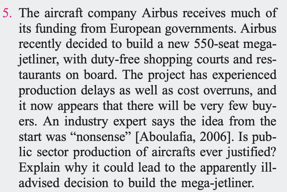 Solved The Aircraft Company Airbus Receives Much Of Its | Chegg.com