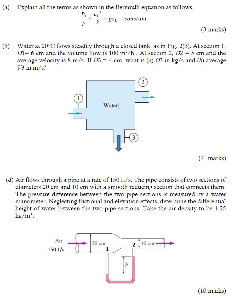 Solved FLUID MECHANICS FLUID MECHANICS!FLUID MECHANICS | Chegg.com