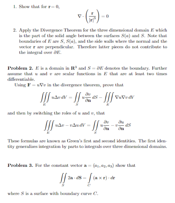 Problem 1. In This Problem We Derive A Formula For | Chegg.com