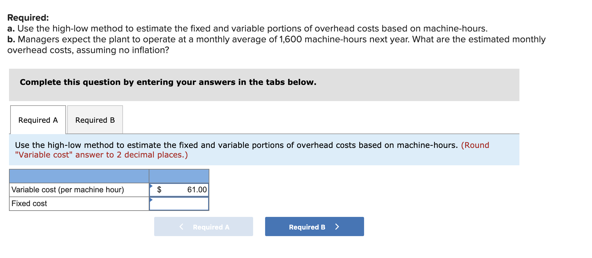 Solved Adriana Corporation manufactures football equipment.