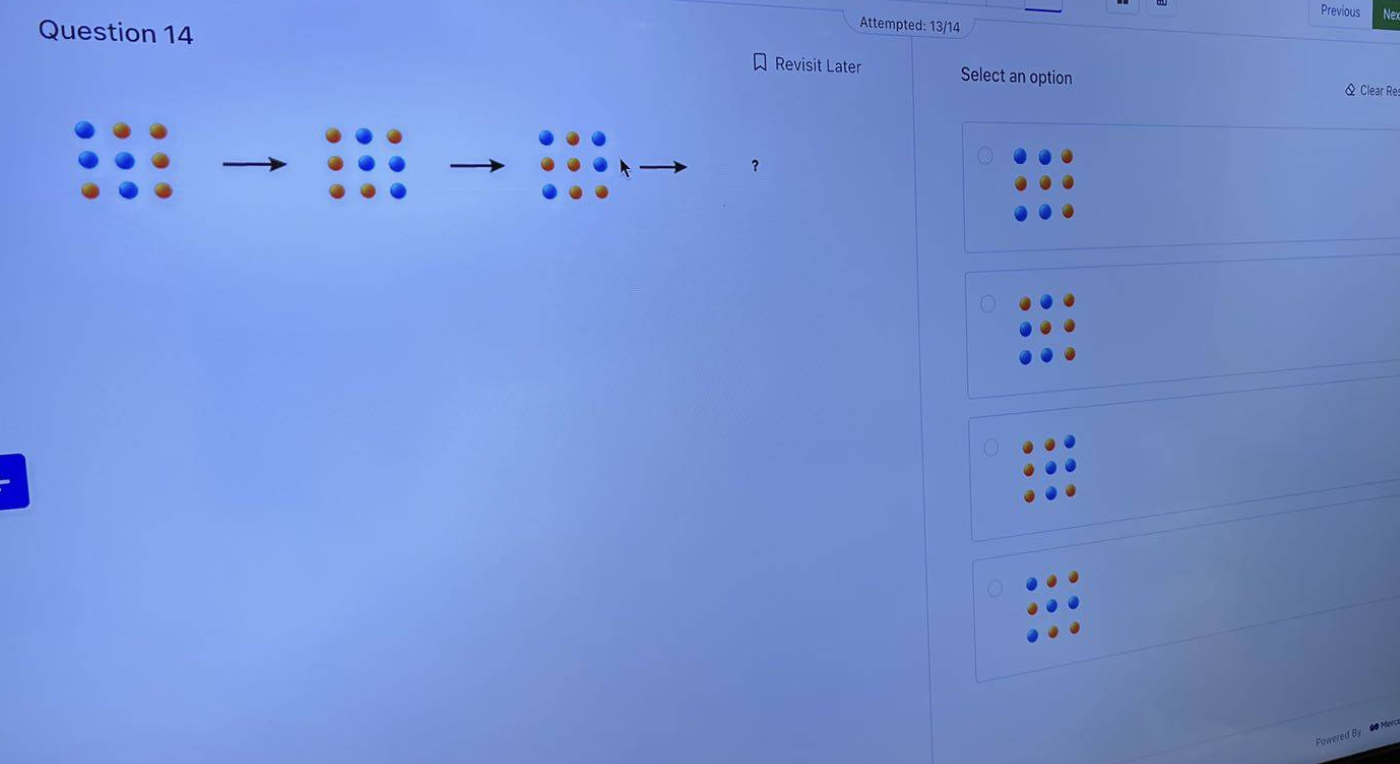 Solved What is the next pattern and the logic behind it? | Chegg.com