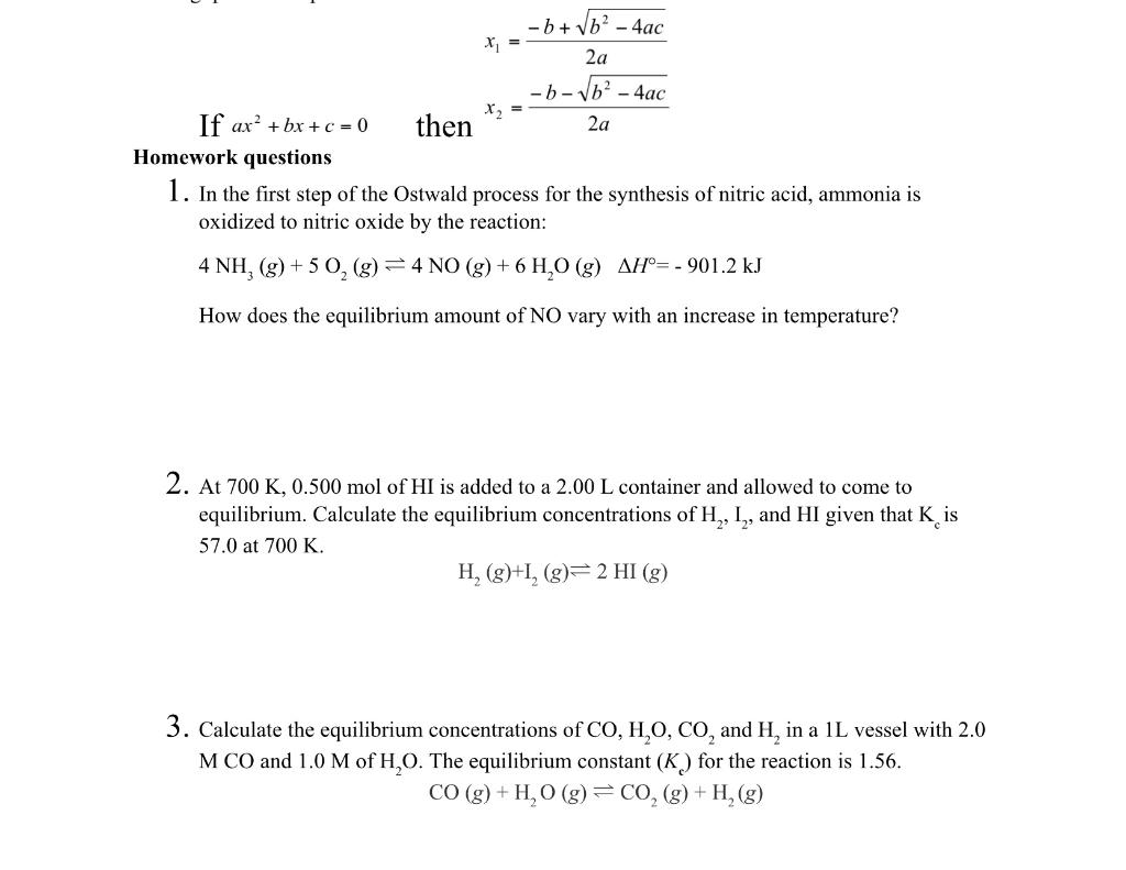 Solved X2 B B 4ac X 2a B Vb2 4ac If Ax Bx C Chegg Com