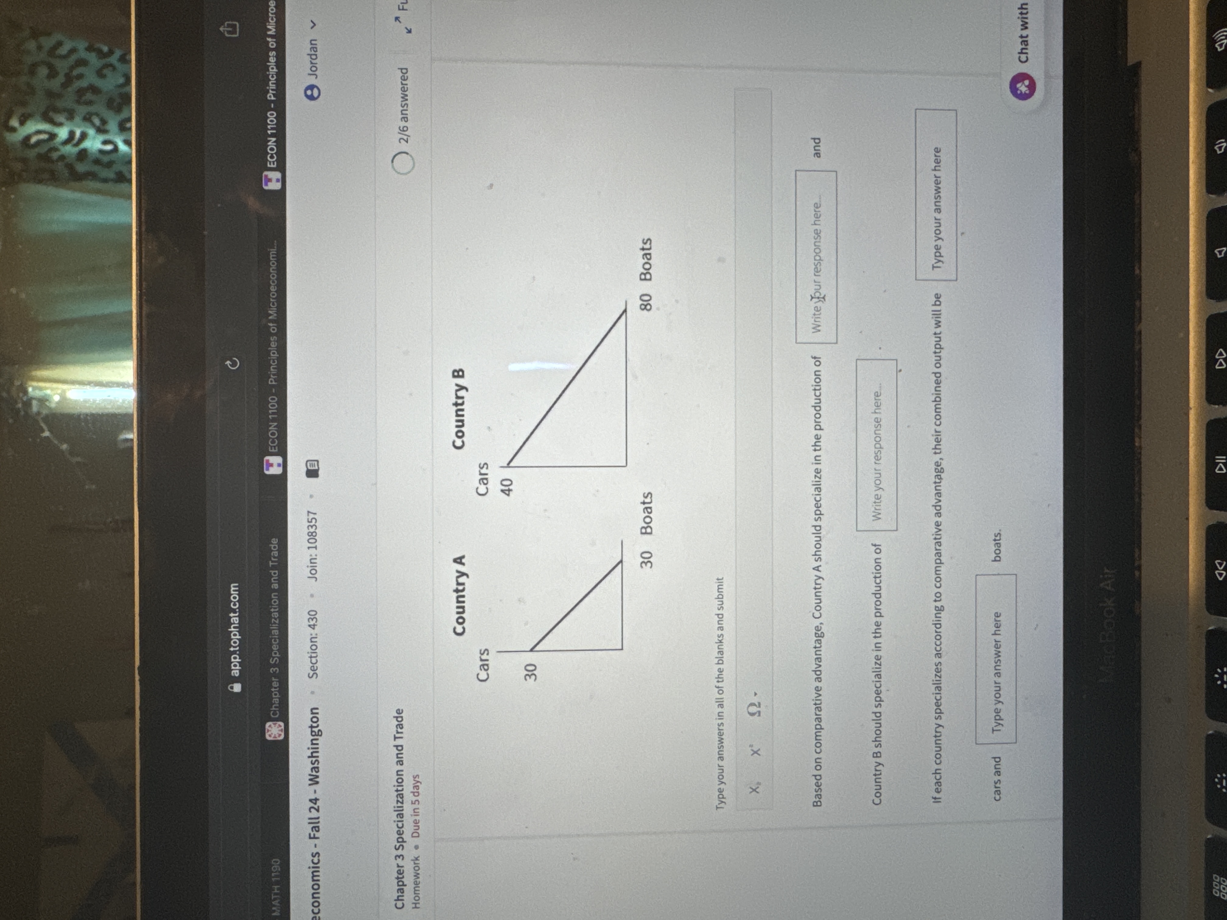 Solved Type your answers in all of the blanks and | Chegg.com