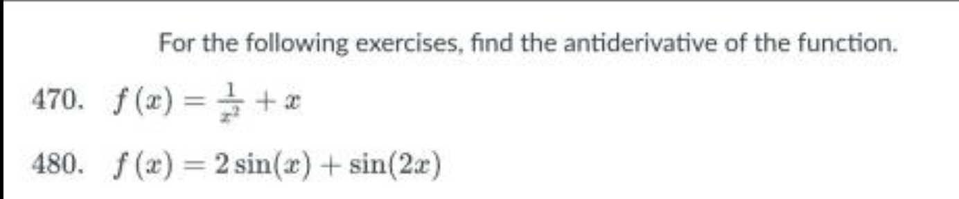 how to find antiderivative of sin 2 x
