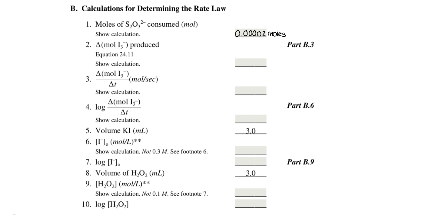 Solved 0 00002 Moles Part B 3 Mol Sec B Calculations For Chegg Com   PhpQmAHQT 