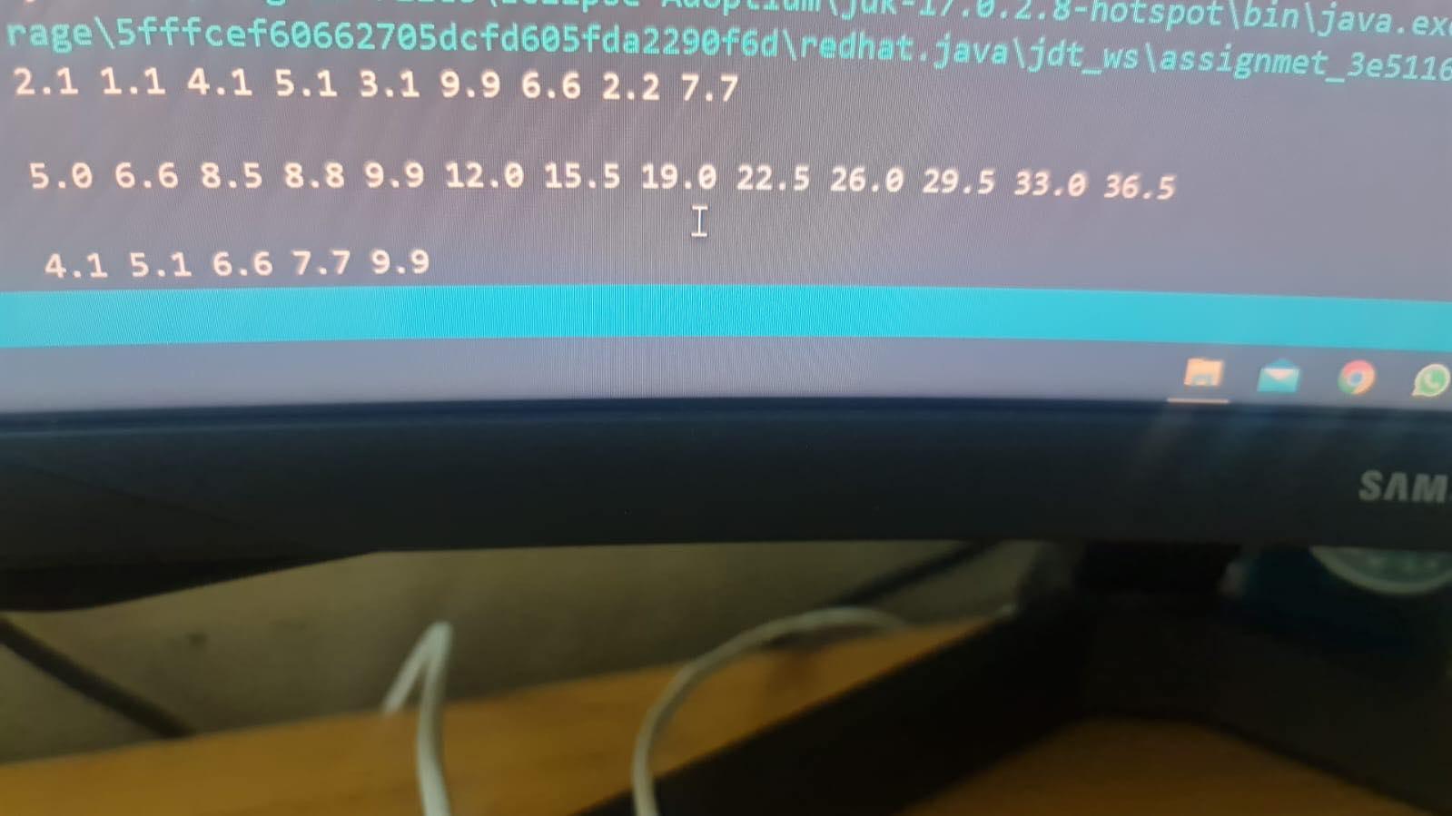 Solved PROBLEMS OUTPUT TERMINAL DEBUG CONSOLE 6.2 3.1 1.5 | Chegg.com