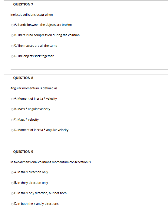 Solved QUESTION 1 In order for the angular momentum of a | Chegg.com