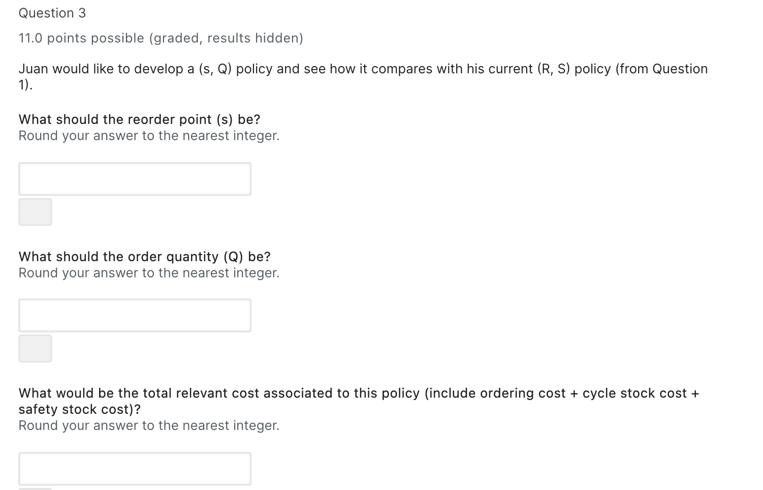 Question 1 12.0 points possible (graded, results | Chegg.com