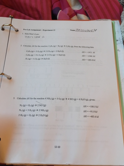 hess' law experiment pdf