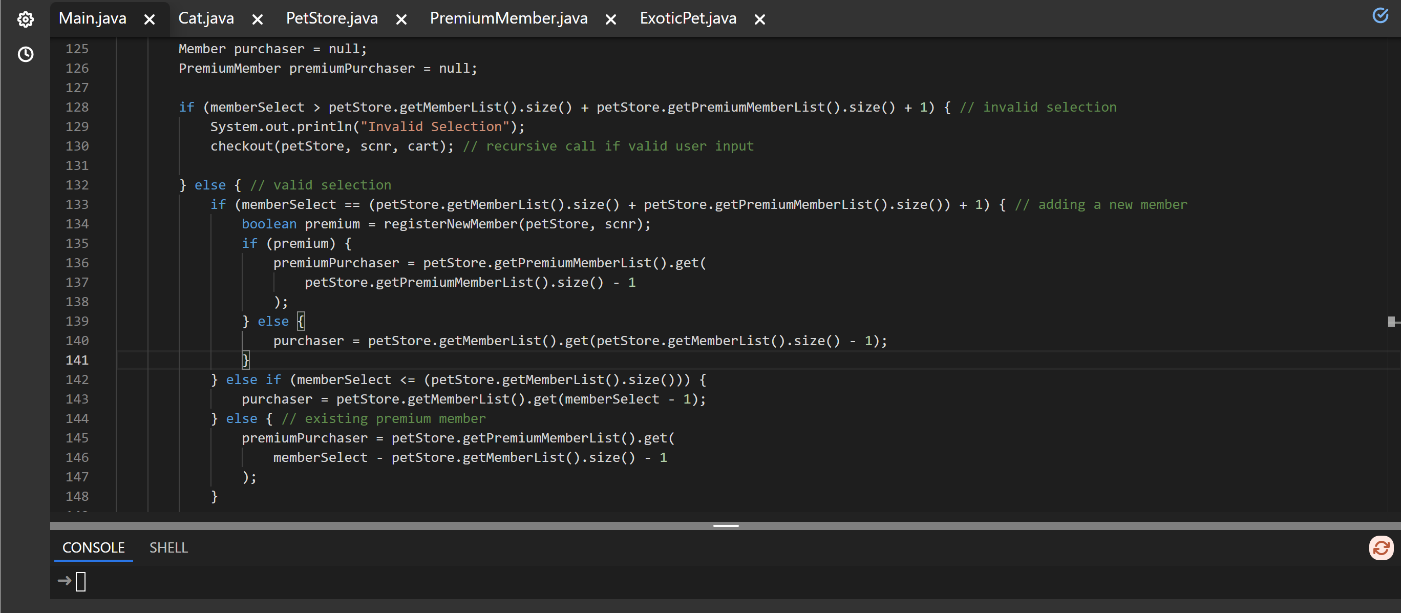 Solved Pet Store System ***Please answer the ENTIRE post | Chegg.com