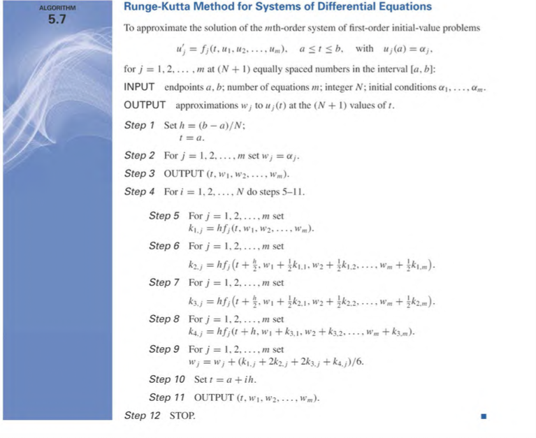 Solved Runge-Kutta Method for Systems of Differential | Chegg.com