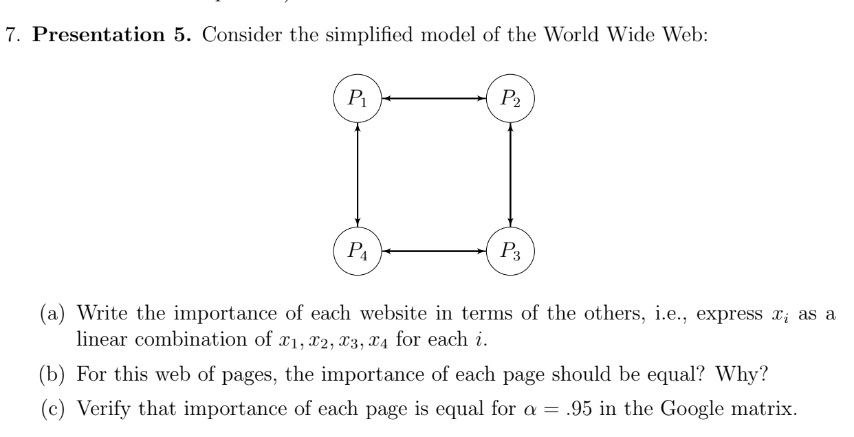 7. Presentation 5. Consider the simplified model of | Chegg.com
