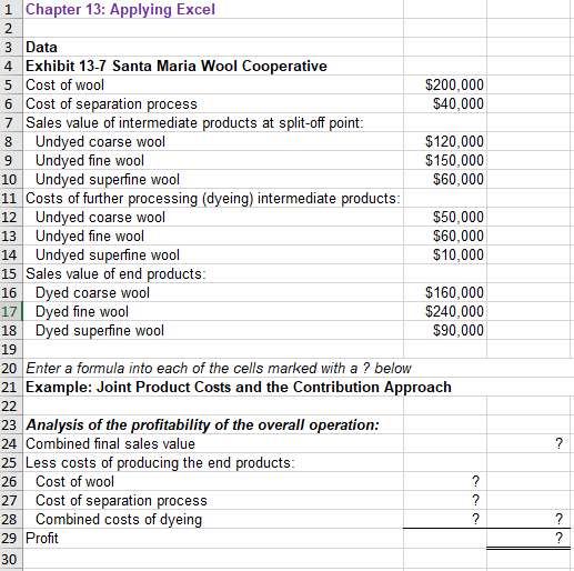 solved-required-information-chapter-13-applying-excel-chegg-com