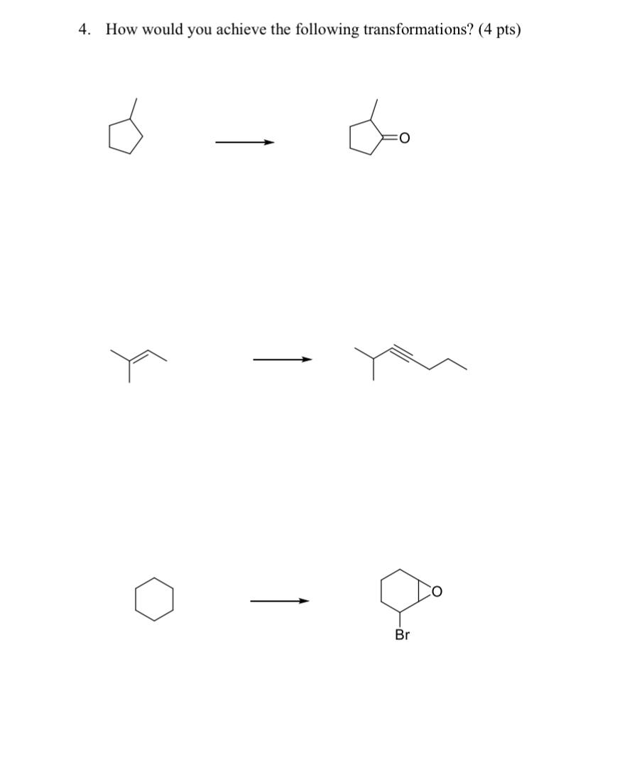 Solved 4. How would you achieve the following | Chegg.com